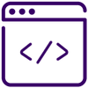 IFSIconsTechnologyFunctionalityDarkPurpleCoding