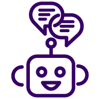 IFSIconsTechnologyFunctionalityDarkPurpleChatbot